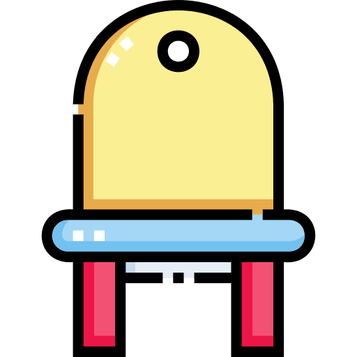 Chair classroom kid nursery icon Chair classroom kid nursery icon