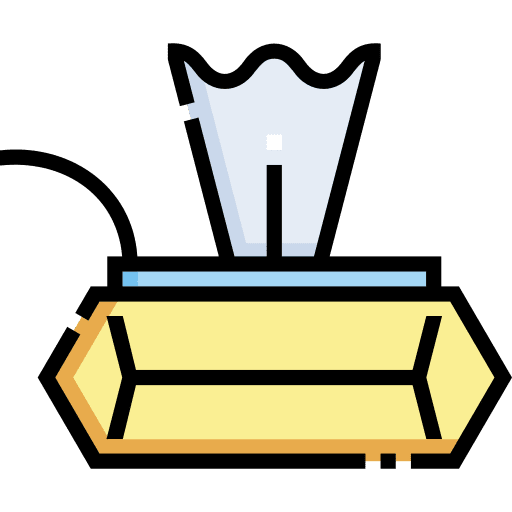 Wet wipes grooming makeup remover cleaning icon Wet wipes grooming makeup remover cleaning icon