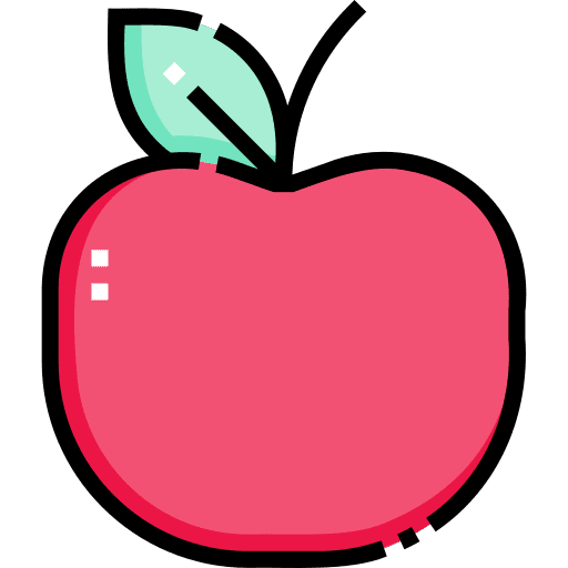 Apple organic healthy food apple icon Apple organic healthy food apple icon
