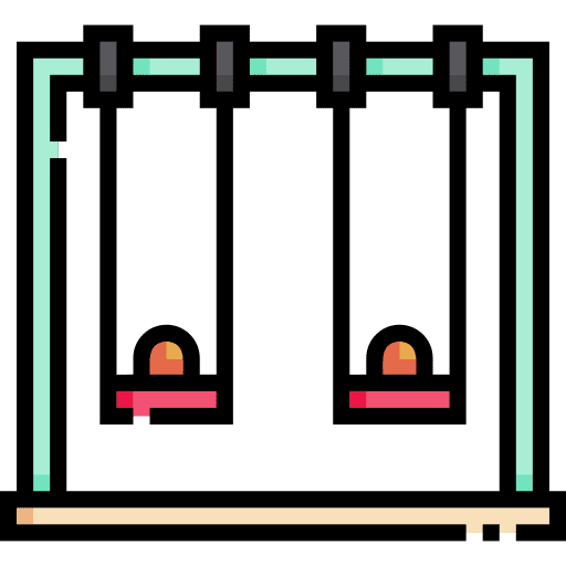 Swing playtime children kid and baby icon Swing playtime children kid and baby icon