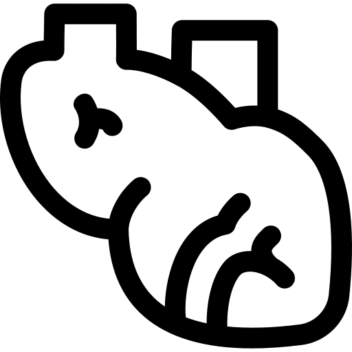 Heart medical pain body parts icon Heart medical pain body parts icon