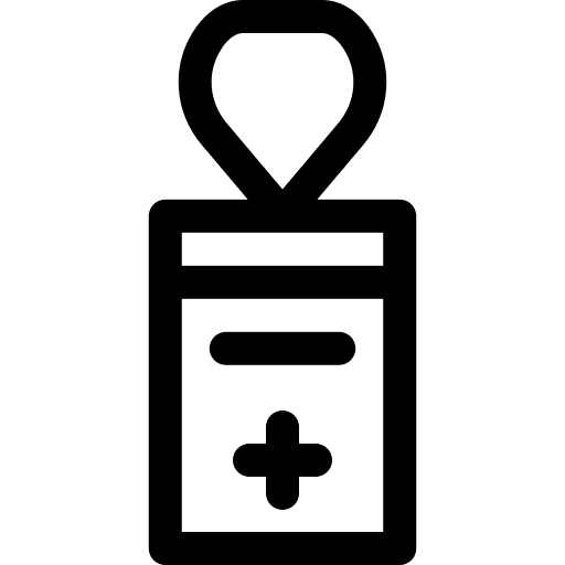 Id card id card pass healthcare and medical icon