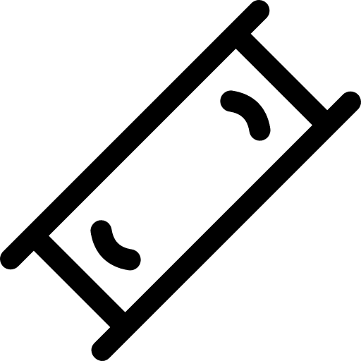 Litter bed stretcher litter icon