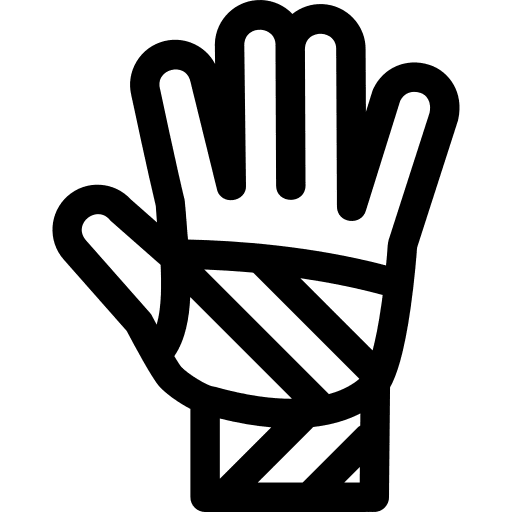 Bandage damaged bandage body part icon Bandage damaged bandage body part icon