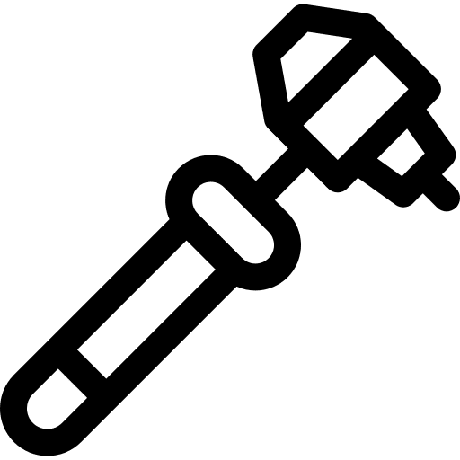 Otoscope healthcare and medical medical otoscope icon Otoscope healthcare and medical medical otoscope icon