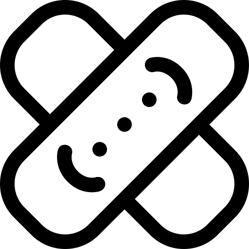 Plaster band aid wound plaster icon Plaster band aid wound plaster icon