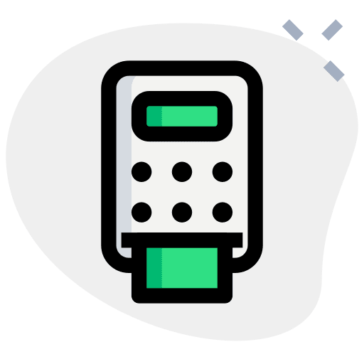 Debit payment business and finance debit card credit card icon