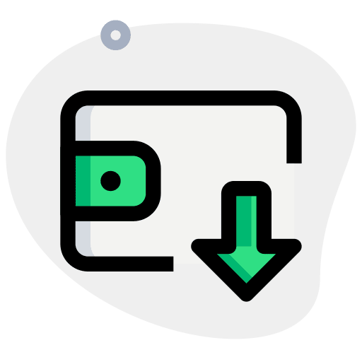 Download holder money deposit icon
