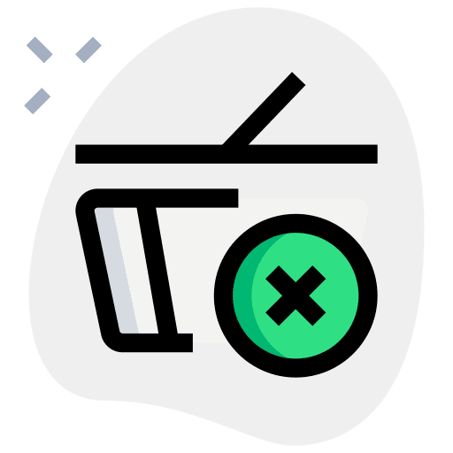 Remove from cart remove from cart ui shopping store icon