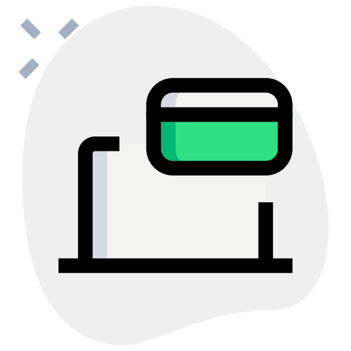 Online payment checkout laptop ecommerce icon