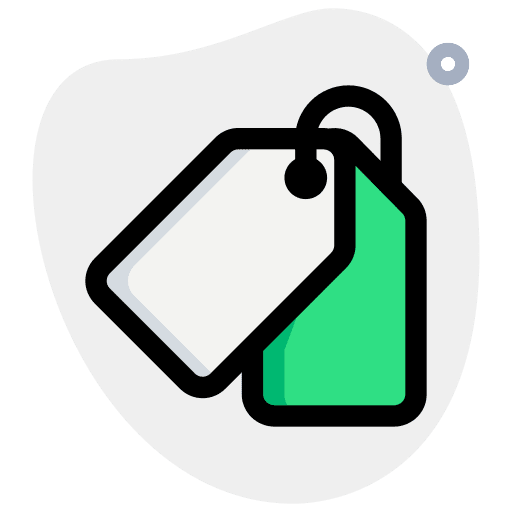Price tag seo tag label commerce and shopping icon