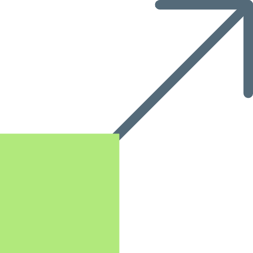 Drag orientation interface direction icon