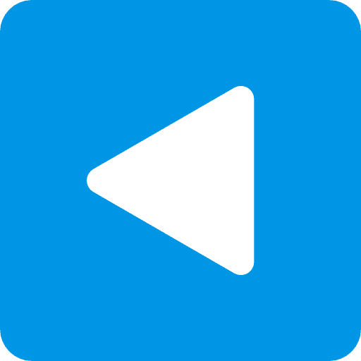 Left arrow direction multimedia option arrows icon