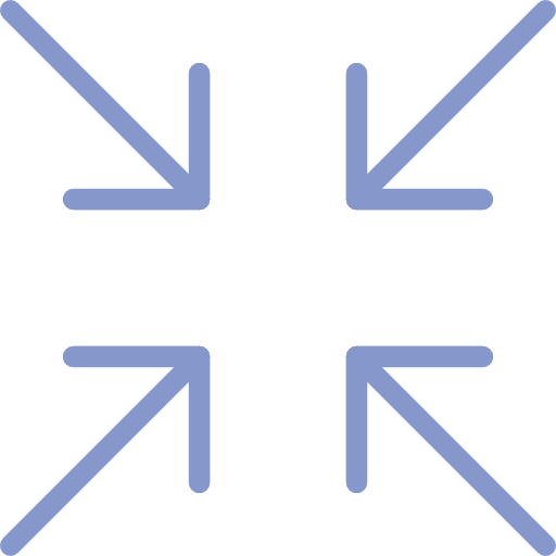 Minimize orientation minimize convergence icon