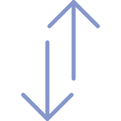Vertical vertical swap switch icon