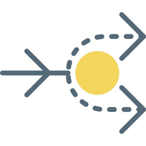 Multiply direction orientation interface icon