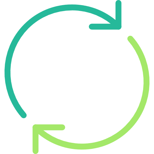 Spin arrows spin multimedia option icon