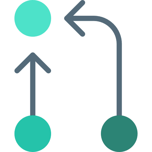 Symbiosis orientation direction interface icon
