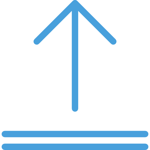 Upload buttons arrows multimedia option icon