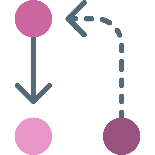 Divide interface divide orientation icon