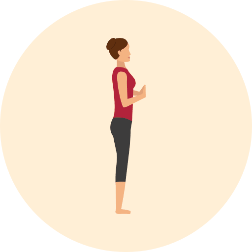 Yoga exercise relaxing poses icon