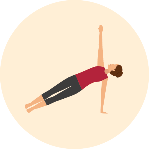 Yoga pilates poses relaxing icon