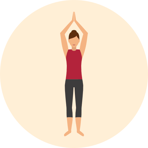 Yoga relaxing sports and competition pilates icon