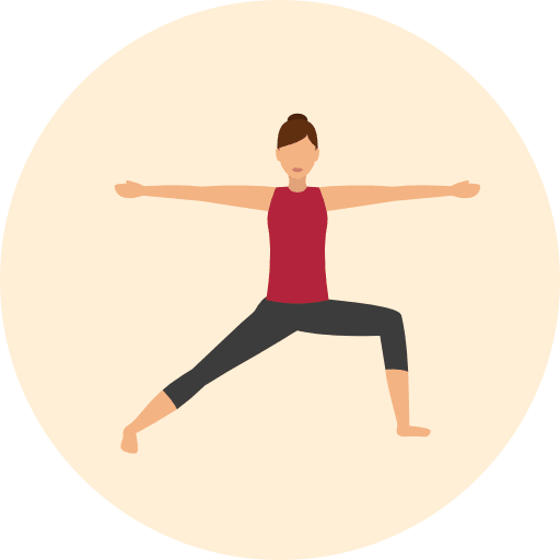 Yoga pilates yoga sports and competition icon