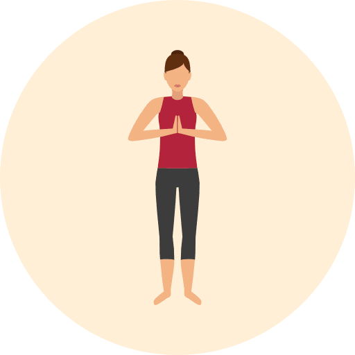 Yoga sports and competition exercise yoga icon