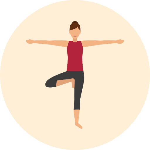 Yoga sports and competition relaxing pilates icon