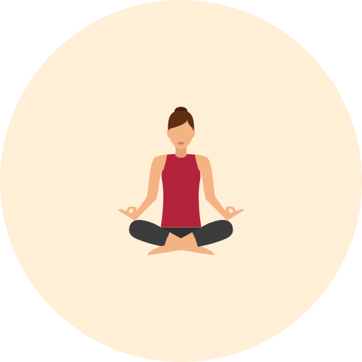 Yoga yoga sports and competition exercise icon