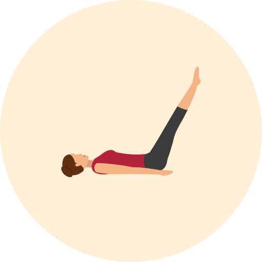 Yoga exercise relaxing poses icon