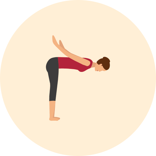 Yoga poses sports and competition pilates icon