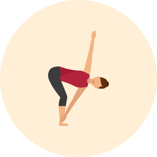 Yoga relaxing pilates sports and competition icon