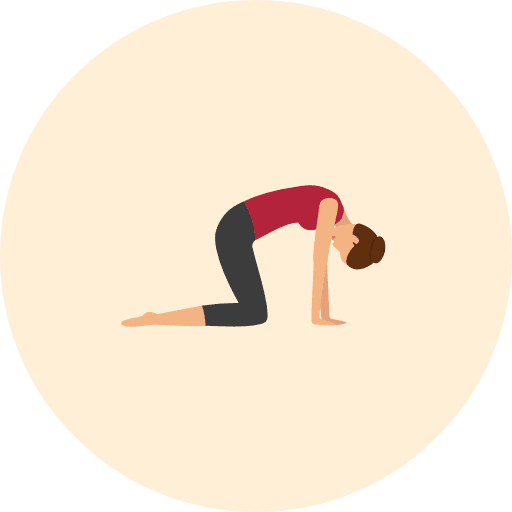 Yoga exercise poses pilates icon