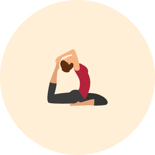 Yoga yoga poses sports and competition icon