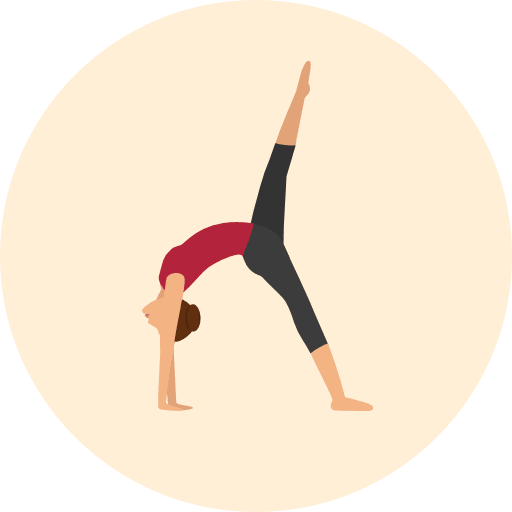 Yoga relaxing exercise sports and competition icon