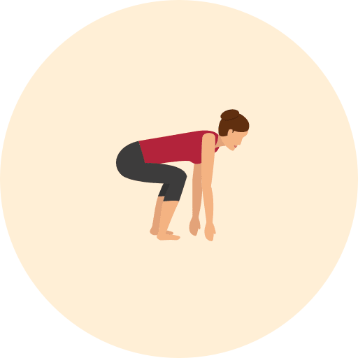 Yoga relaxing poses pilates icon