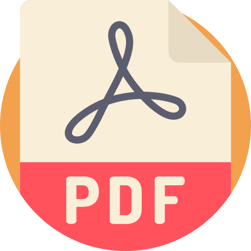 Pdf format file pdf icon