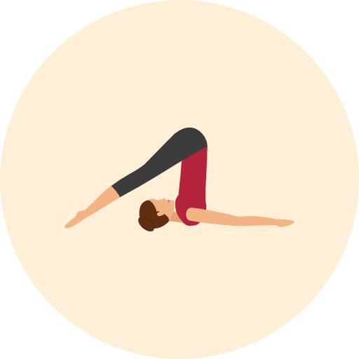 Yoga relaxing poses yoga icon