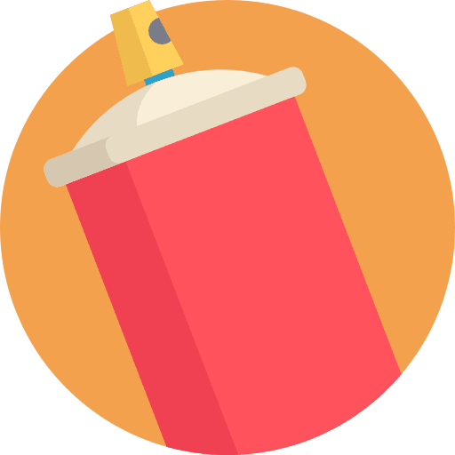 Paint can graffiti paint can paint icon
