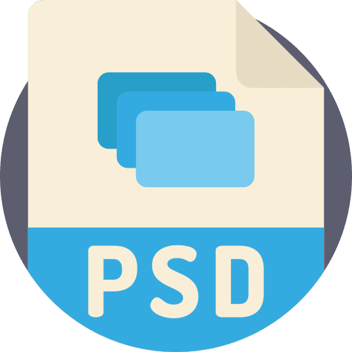 Psd interface psd format psd file icon
