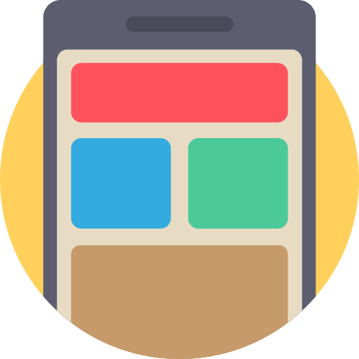 Smartphone mobile phone app smartphone icon