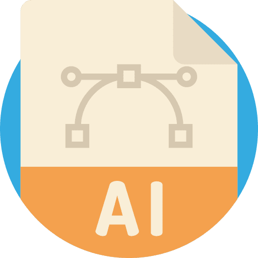 Ai adobe illustrator file ai symbol ai icon