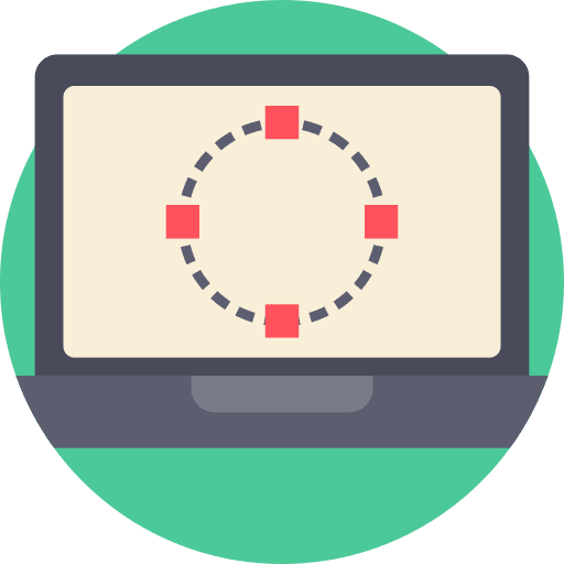 Laptop electronic computer technology icon