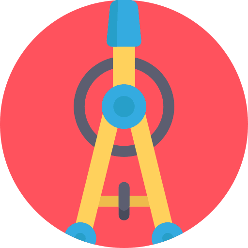 Compass compass school materials drawing icon