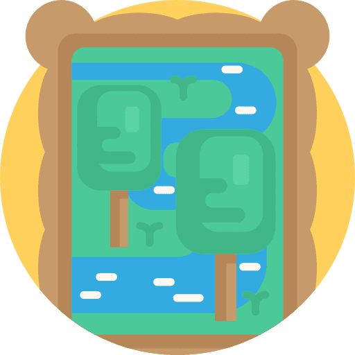 Canvas interface image landscape icon