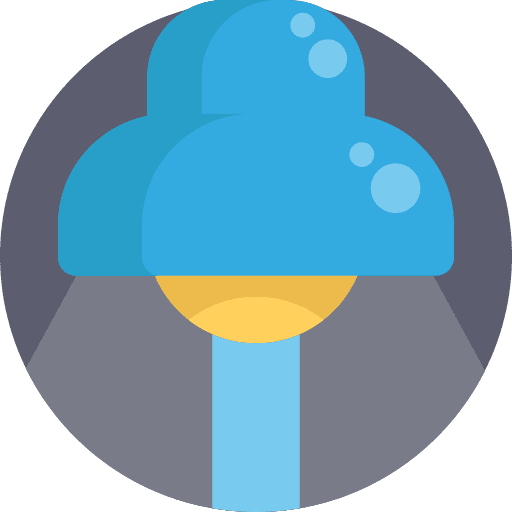 Desk lamp electronics tools and utensils lamp icon