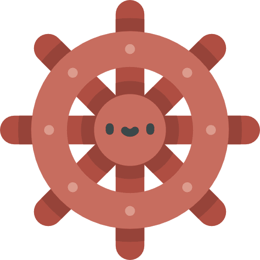 Rudder ship holidays rudder icon