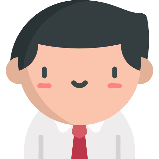 Worker professions and jobs administrator business and finance icon